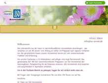 Tablet Screenshot of iso-arzneimittel.de